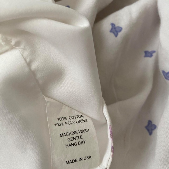 Rosemilk Petite Bebe Tank Top in White Floral - Picture 4 of 7